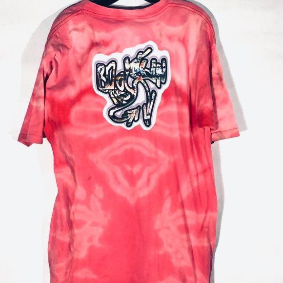 Conceptual Subculture Other - Brooklyn Graffiti Tee Shirt Tie Dye Cheetah VTG